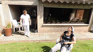 German Mature Doctor MILF Gets Cum in Mouth Homemade HD