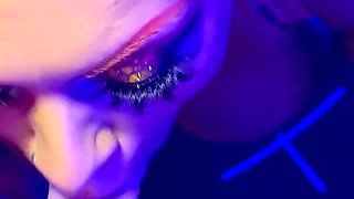 POV Slut with Huge Tits Drains Neighbor