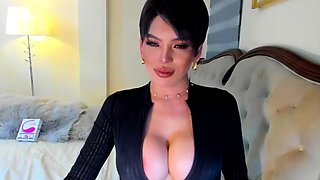 Chubby Brunette Big Boobs Dildo Masturbation