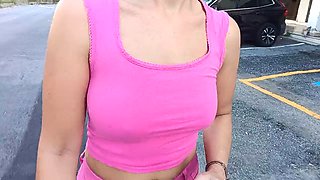 HottPussyTits Flashes Tits in Public