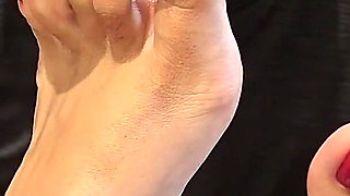 Goddess Kiffa Moans in Pure Pleasure While Slave Worships Her Feet - Sexy Moaning and Groaning