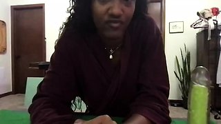 Hot Black Maid Does Some Webcam Black and Ebony