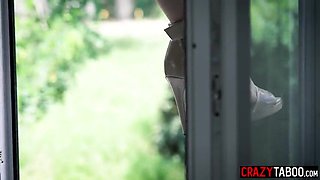 Doggie plowing after torrid feet wank and dirty blow-job with Adira Allure
