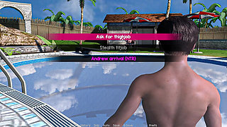 Liza Having Fun in Swimming Pool