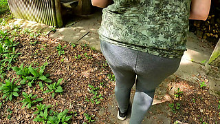 Ass Punching and Whipping in Public