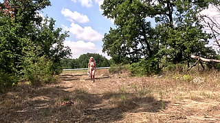 The Slave Girl Is Punished to Dance for the Entertainment of the Fans