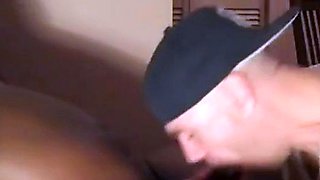 Twink Swallows Big Black Cock Load After Intense Blowjob
