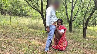 Fucked by a school student in forest,she first time forest outdoor sex by her school life boy friend.