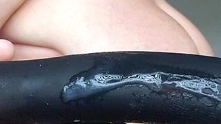 Beautiful wife masturbating show with webcam with toys
