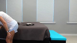 Solo masturbation of a beautiful amateur blonde