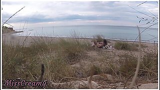 French Teacher Slut Blowjob Amateur On Nude Beach Public Front Stranger With Cumshot