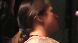 BDSM master thight ropes arouse dominated slave while friend gets a mouth full of cum