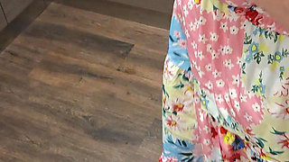 Naughty Elevator Ride Will She Get Caught?