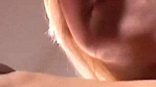 The Horny Blonde with Her Provocative Penis