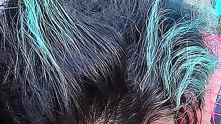 Hot Tattooed Girl Gets Fucked in the Campsite Pool