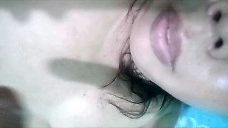 Sexy Filipina MILF Plays with Two Dildo's, Moan's, & Eat's Her Creamy