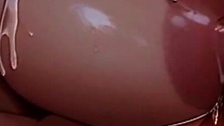Lovely Lactating Lesbians Eating Pussy on the Beach