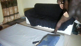 Watch How She Spins Her Loins on the Black Cock