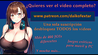 Spanish AUDIO JOI. Professional mangaka asks you for hentai poses. Imitate them while masturbating.