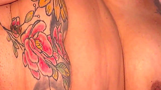 Tattooed 81 Year Old Granny Rough Fucked in My Driving Van