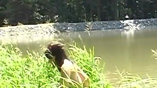 Olds fuck dolls - grandpa Mireck fucks 18yo girl Ashley Sweet in the forest