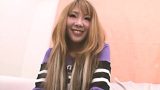 Tight Asian Pussies Scene 3: Japanese Blonde Teen Masturbates Her Hairy Pussy with a Dildo