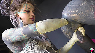 Trans Lily Lu likes to be a good sissy for Anuskatzz