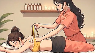 Thai Massage of Uncensored Hentai 18 Years old Horny Mature Women, AI Generated Cartoon content