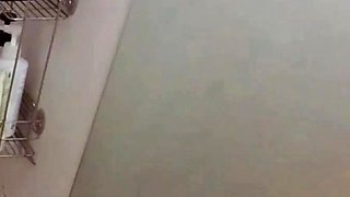 SMALL TIT BRUNETTE TATTOOED TEEN GIRLFRIEND CAUGHT IN SHOWER