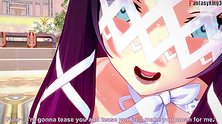 Columbina blowjob - Genshin Impact