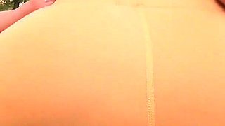 Big Ass Latina Takes a BBC in Park