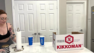 Eating Costco Food Court Food