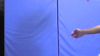 Petite with Power Kiara Star Dominates Male in Wrestling