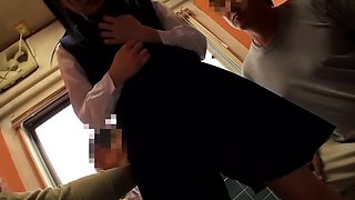 Teens enjoying group sex on the counch