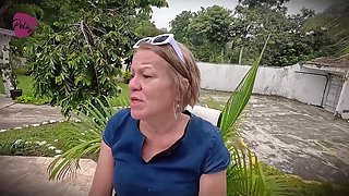 Perv Grandma Hires Young Gardener and Ends up Fucking Him Hard in the Ass
