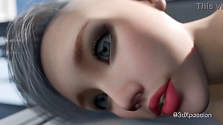 Nexus 3 Orbit Meta. 3D animation fuck on a space station with sexy blonde