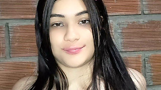 Face of an Indian girl while being fucked from behind
