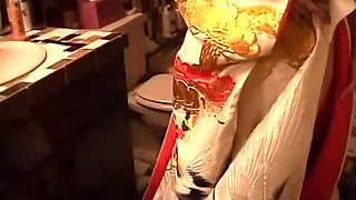 Asian petite fucking, hand penetrated in the bedroom...cum on tits