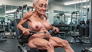 Old Ladies in the Gym