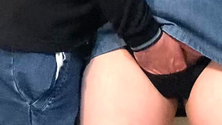 Wow!!! Perv Stranger's Hand in My Sexy Panties