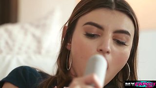 Caught my stepdaughter touching her self again