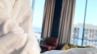 Really good morning with her panties set aside