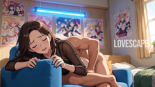 Hentai 2 Guys 1 Girl Wild Threesome (ai)