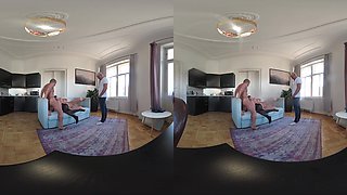 Katy Rose Vr Video- Redhead First Double Pussy Penetration (DPP