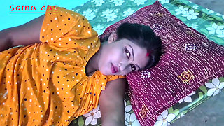 A Village Bhabhi Fucked by a college Student in Her Bed Room with Bengali Audio
