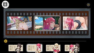 Hentai Game - Thick Blonde & Slutty Redhead College Girl Sex Gallery - Mushroom Island Work Diary  - Full Hentai CG 2