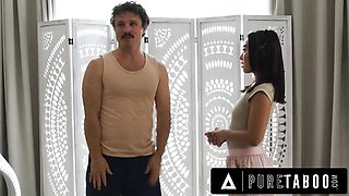 Interracial porn with good-looking Kimmy Kimm and Robby Apples from Pure Taboo