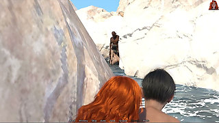 Fate Won't Seperate Us - Gameplay - Roleplay - Big Ass Teen Gets Anal Fuck by BBC Cock in Beach