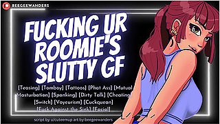 Your Roomies Bi Girlfriend Is A Total Slut For You Blowjob Switch Audio Roleplay