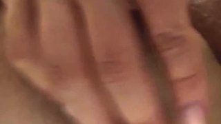 Self Pussy Fisting Spreading Wide and Pissing